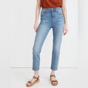 Madewell The Perfect Vintage Crop High Rise Jean Size 25